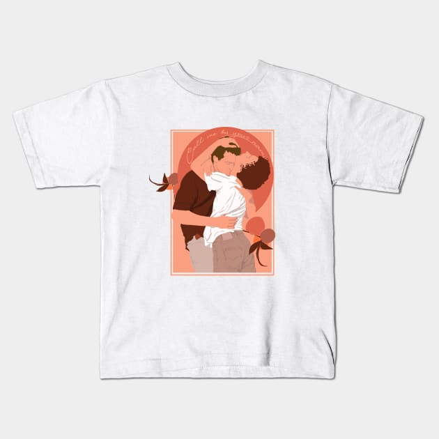Call Me by Your Name Kids T-Shirt by Ddalyrincon